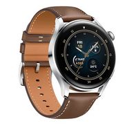 Image of Huawei Smart Watch 3 Classic, 46mm AMOLED Touch Screen,Leather Strap, Brown